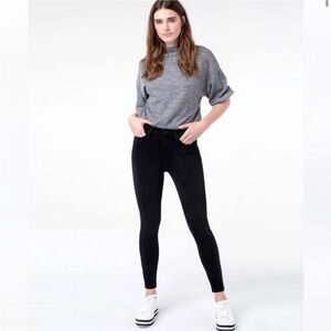Liverpool Los Angeles NWT High Rise Ankle Skinny Black Jeans 0 25 Petite